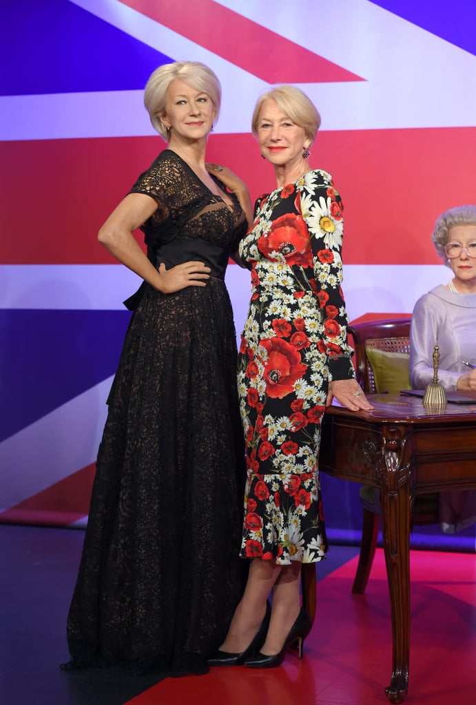 Helen Mirren Meets Wax Figures