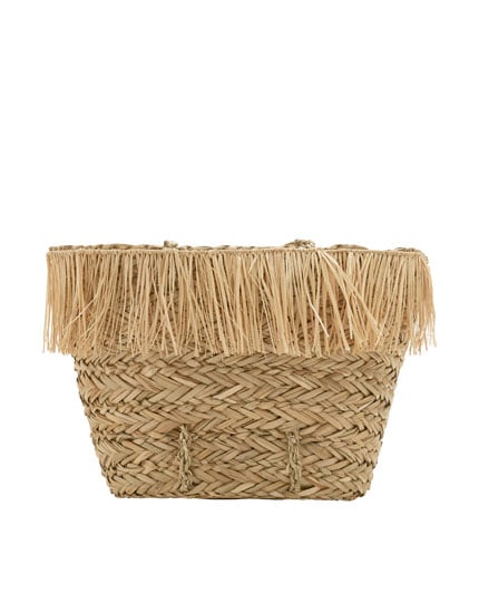 Pull & Bear Fringe Tote Bag