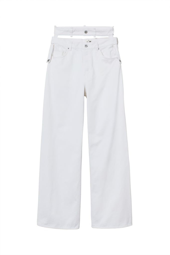 H&M Innovation Science Story Wide High Waist Jeans ($70)