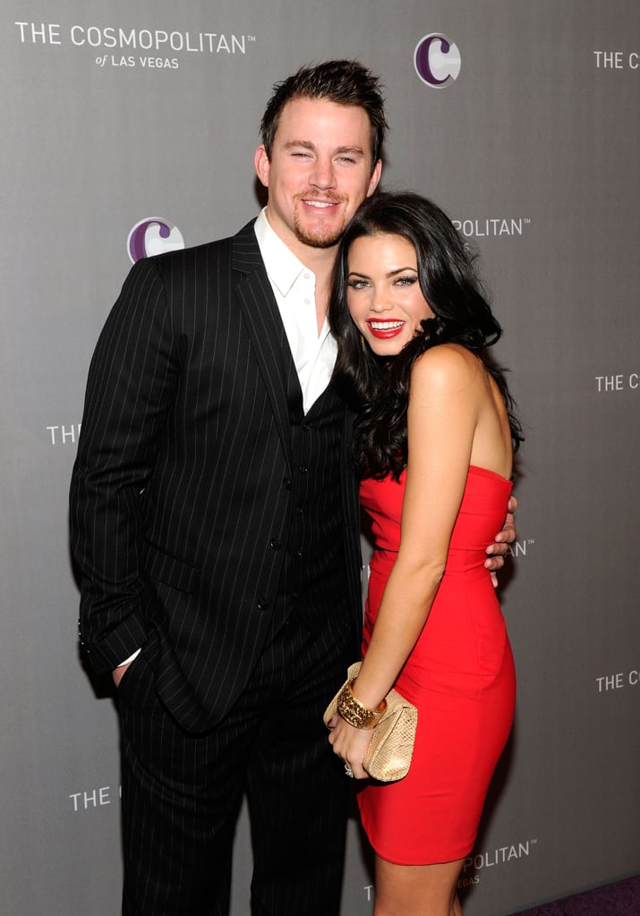 Channing and Jenna posed pretty before celebrating New Year's Eve 2011 in Las Vegas.