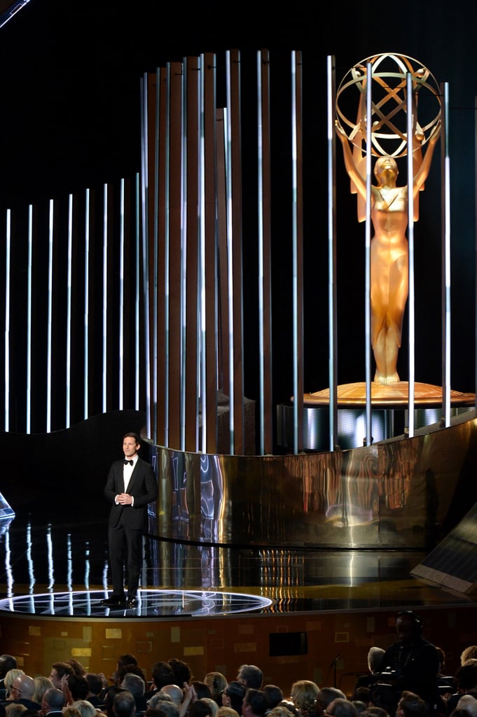 "Here's my impression of the last season of Girls." — Planting his face into the giant Emmy's butt, spoofing Allison Williams's controversial scene from Girls.