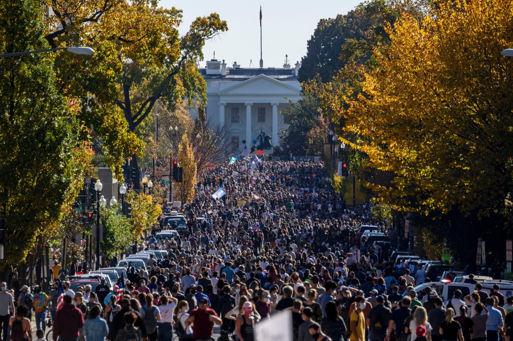 Crowds Celebrate Joe Biden and Kamala Harris's Win | Photos