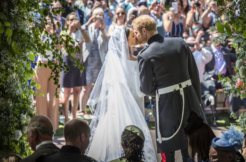 Prince Harry, 34, and Meghan Markle, 37, are celebrating their first anniversary in a heartwarming way. The two wed on May 19, 2018, in a breathtaking ceremony that was full of special moments they'll never forget. On Sunday, in honor of their one-year anniversary, the Duke and Duchess of Sussex posted a sweet slideshow video of behind-the-scenes pictures from the big day. 
One snapshot reveals Harry walking down a flight of stairs with his brother, Prince William, while flashing a bright grin. Another photo captures Meghan smiling and holding hands with her mother, Doria. The clip goes on to show pictures of Meghan walking down the aisle and meeting Harry at the altar while the song "This Little Light of Mine" plays in the background. 
"The selected song 'This Little Light of Mine' was chosen by the couple for their recessional. We hope you enjoy reliving this moment, and seeing some behind the scenes photos from this special day," the caption read. Meghan and Harry also shared a message to fans, adding, "Thank you for all of the love and support from so many of you around the world. Each of you made this day even more meaningful."
It's been a wonderfully adventurous past year for the royal couple. They've embarked on memorable trips around the world — notably their Australian tour and visit to Morocco — and more recently, started a new chapter in their relationship after welcoming their new baby boy, Archie Harrison Mountbatten-Windsor. If this is any indication of what's to come for them, there will be plenty more to celebrate between the two. 
Happy anniversary, Meghan and Harry!

    Related:

            
            
                                    
                            

            100+ Times Harry and Meghan Made Their Love For Each Other Loud and Clear