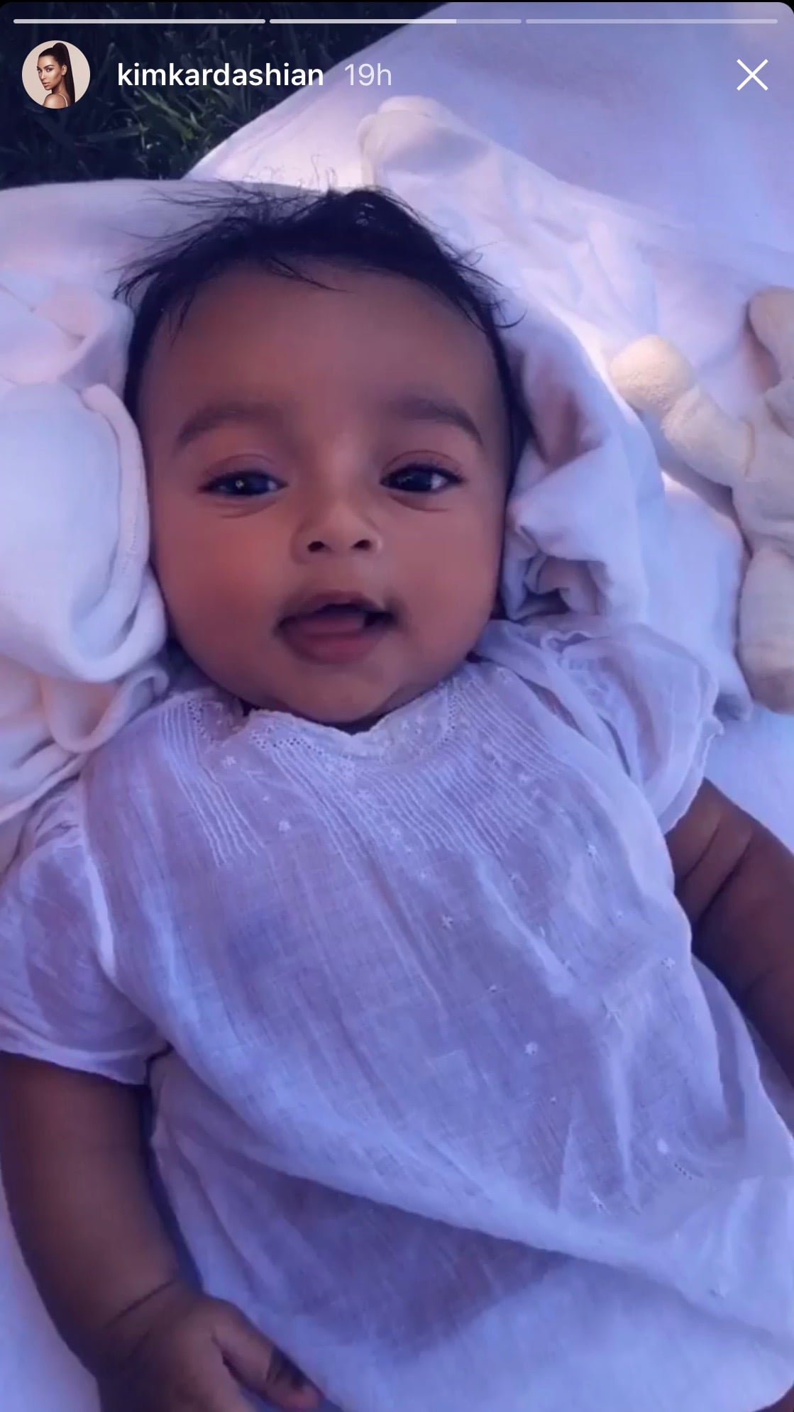 Kim Kardashian Shares Video Of Chicago West April 18 Popsugar Celebrity