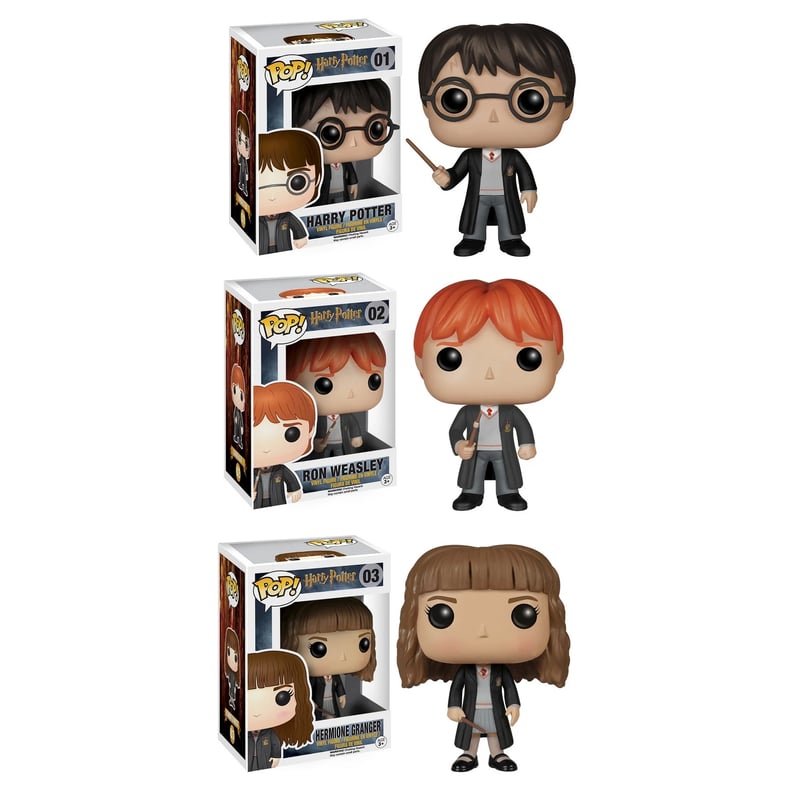 Funko Harry Potter POP! Collectors Set Featuring Harry Potter, Ron Weasley, and Hermione