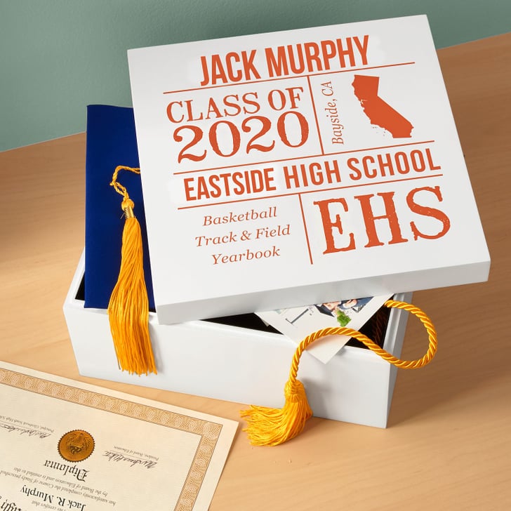 "All About the Graduate" Keepsake Box Personalized Graduation Gifts