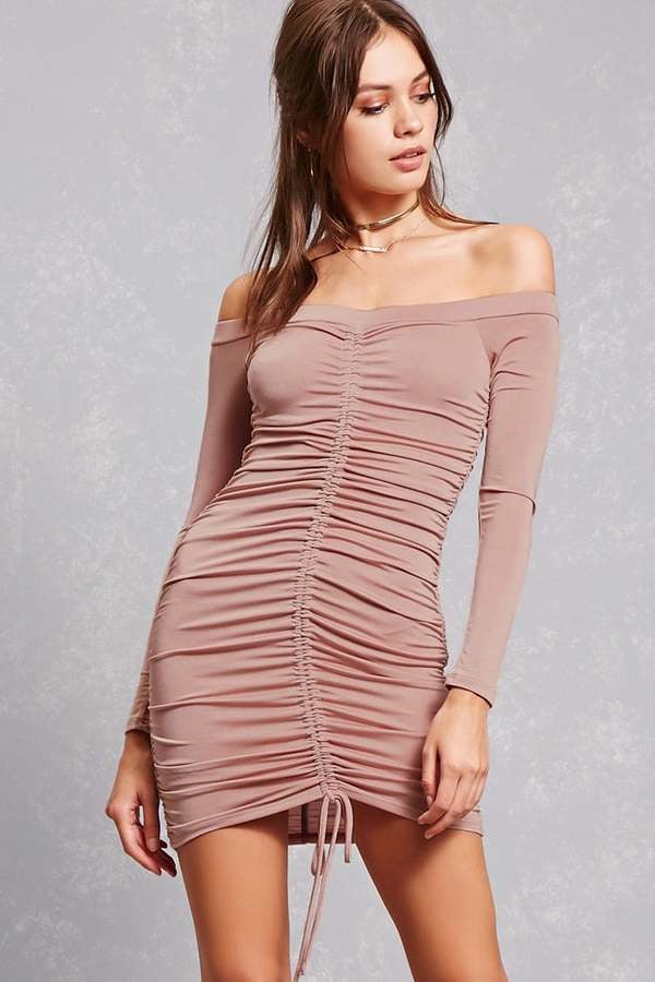 Beyonce s Ruched Silk House of CB Red Dress POPSUGAR Fashion