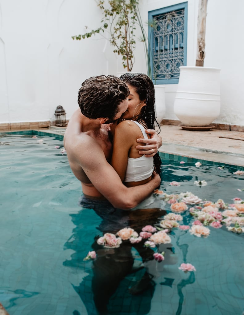 Sexy Moroccan Pool Couples Photo Shoot