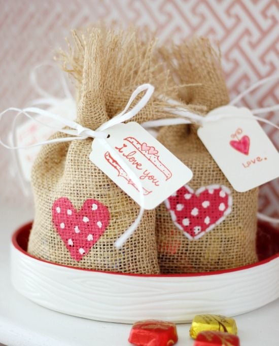 Burlap Treat Bags