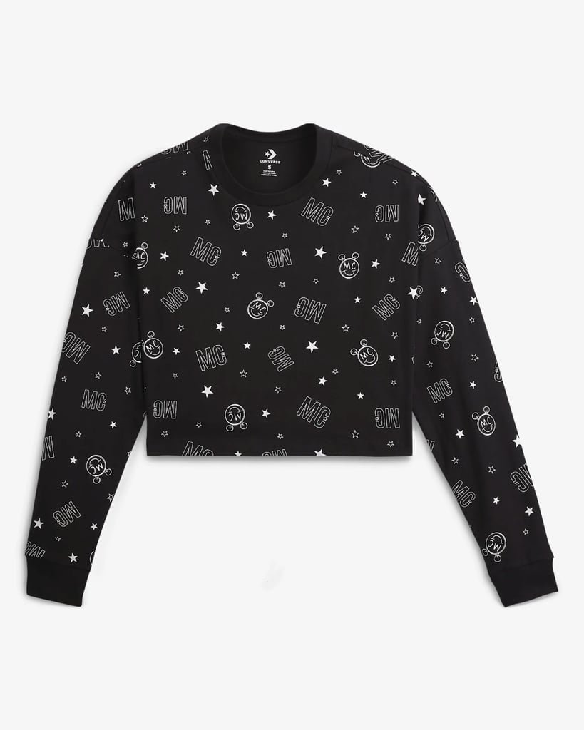 Converse x Miley Cyrus Monogram Women's Long-Sleeve Crop T-Shirt ($45)