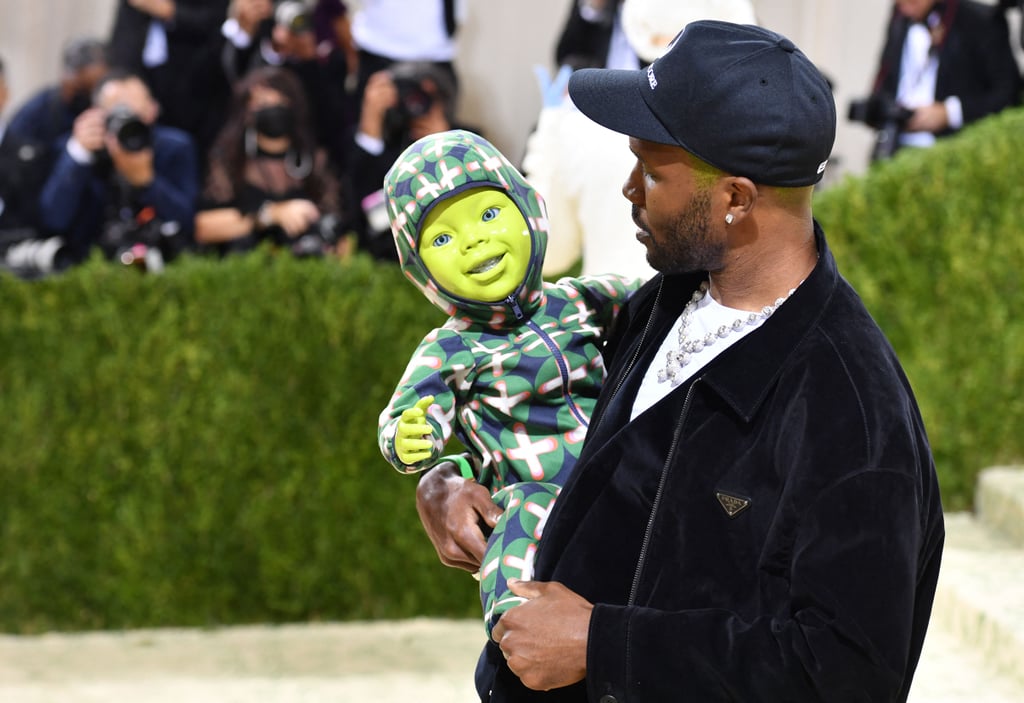 Frank Ocean and His Green Baby at the Met Gala 2021