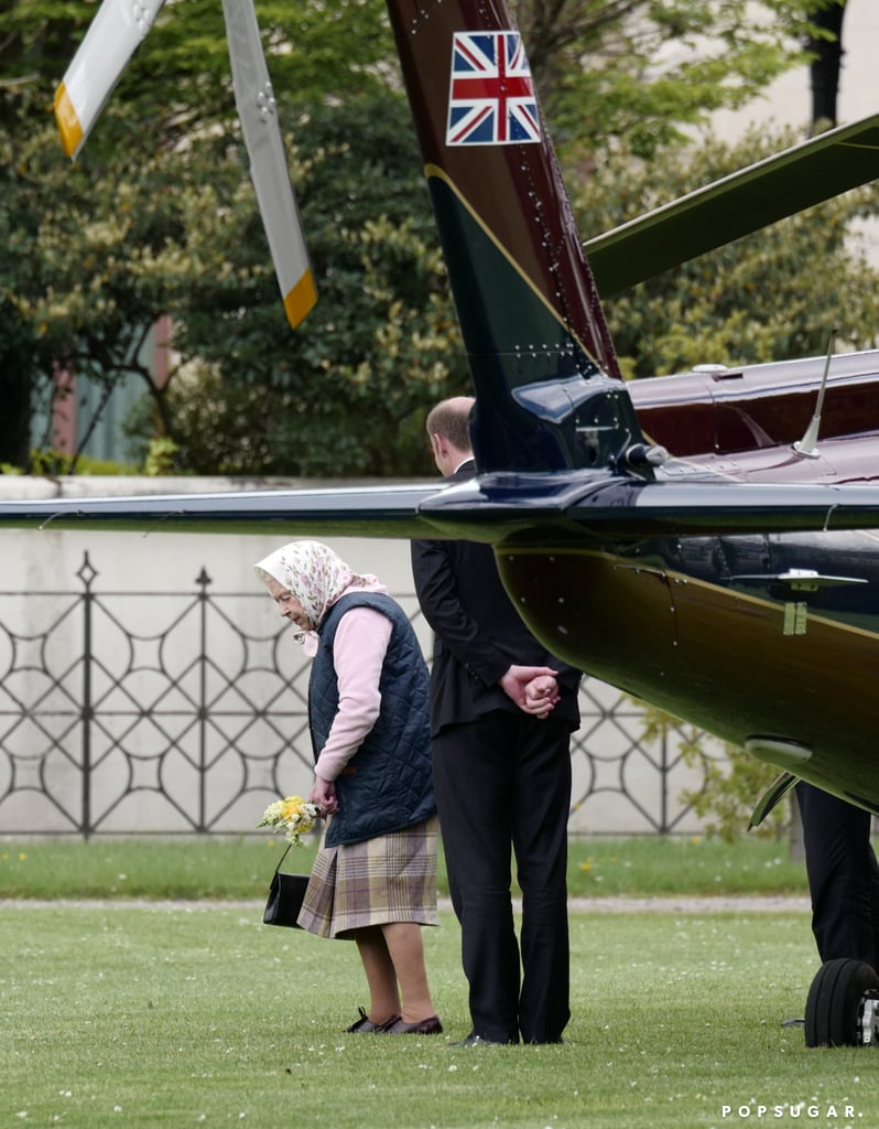 Queen Elizabeth II Meeting Prince Louis For the First Time
