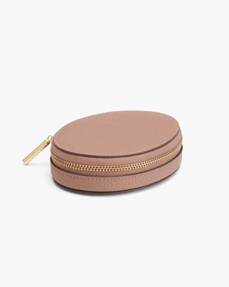 Best Round Jewelry Travel Case: Cuyana Travel Jewelry Case