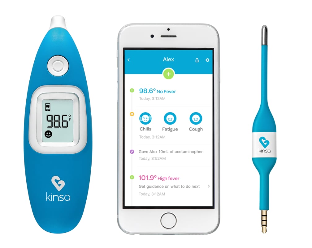 Kinsa Smart Thermometer BacktoSchool Gadgets For a Cause POPSUGAR