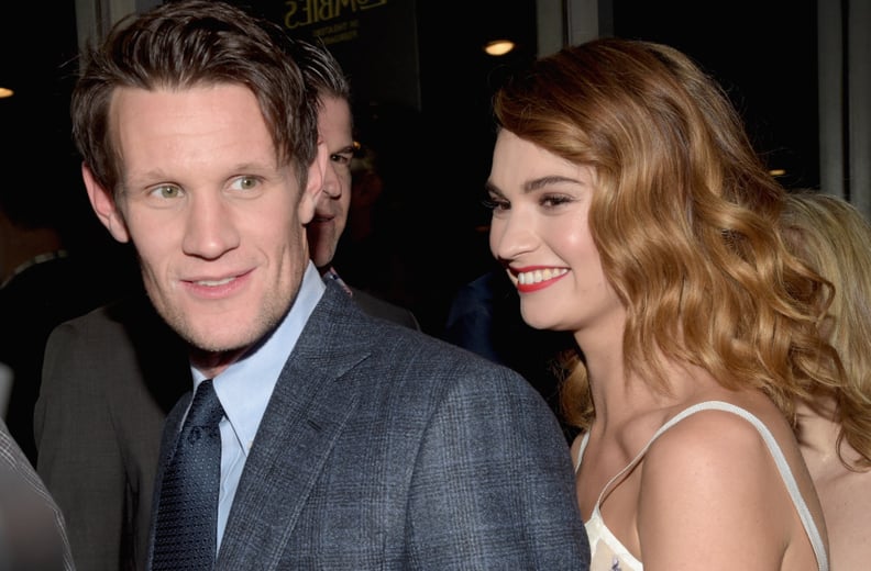 Matt Smith and Lily James at the US premiere of Pride and Prejudice and Zombies