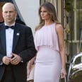 Melania Trump's Wedding Guest Dress Is Breezy, Pink, and Custom Made
