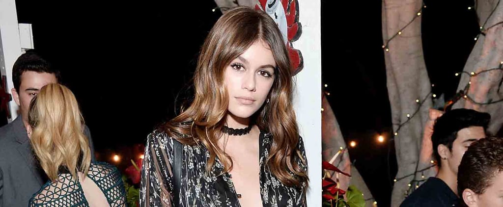 Kaia Gerber Wears Zimmermann at Teen Vogue Party