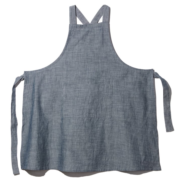 Calvin Klein Home Chambray Apron (110) What to Buy at Goop MRKT Pop