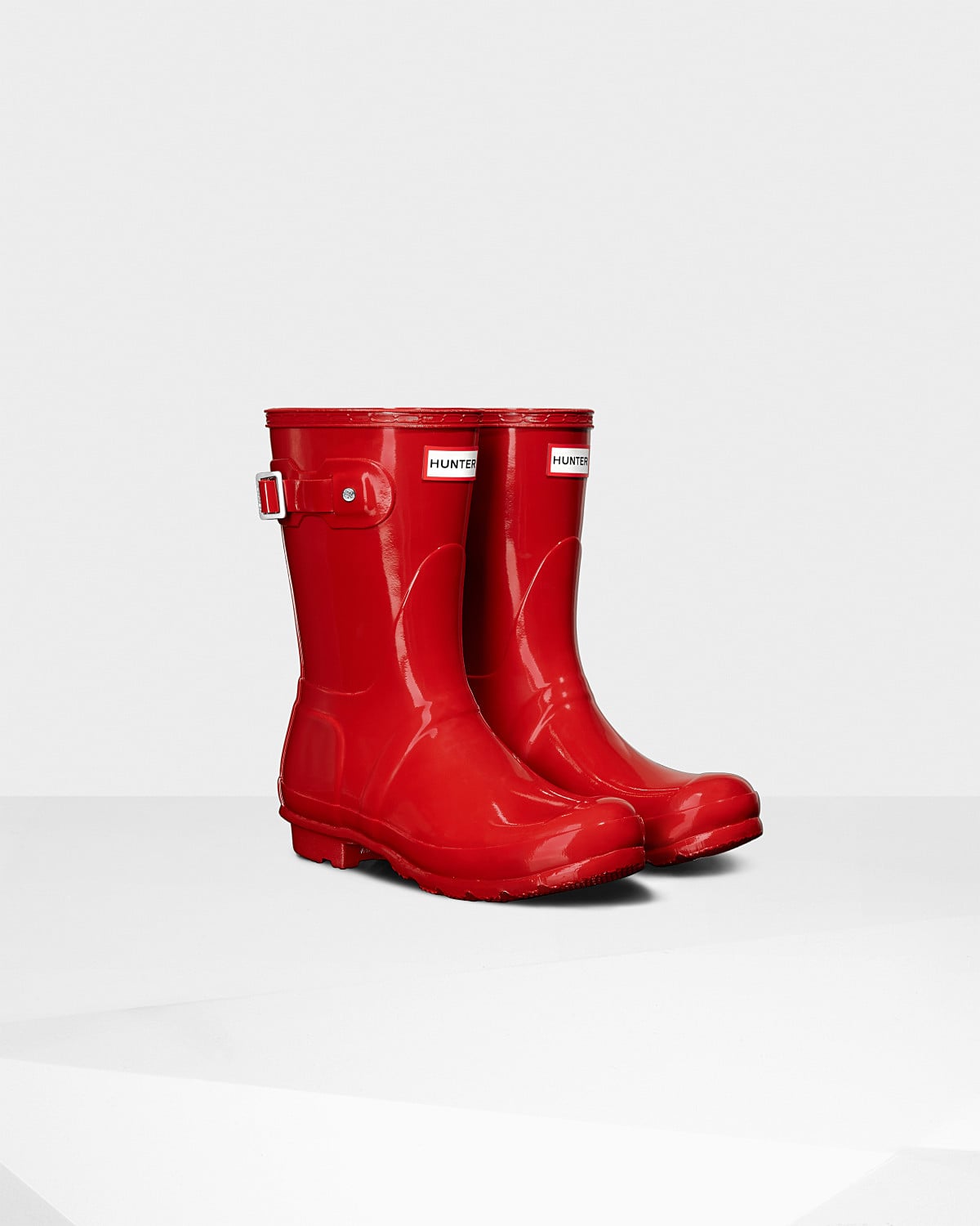 Short gloss sale rain boots