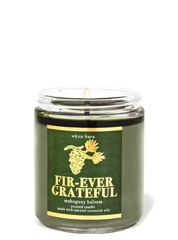 Mahogany Balsam Single Wick Candle