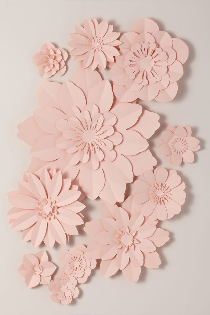 Paper Flower Wall Decor | Best Bridal Shower Decorations | POPSUGAR