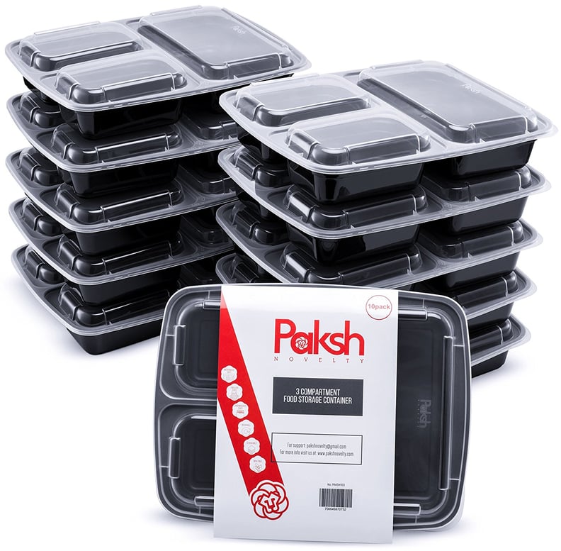 3 Compartment Meal Prep Food Containers (10 Pack)