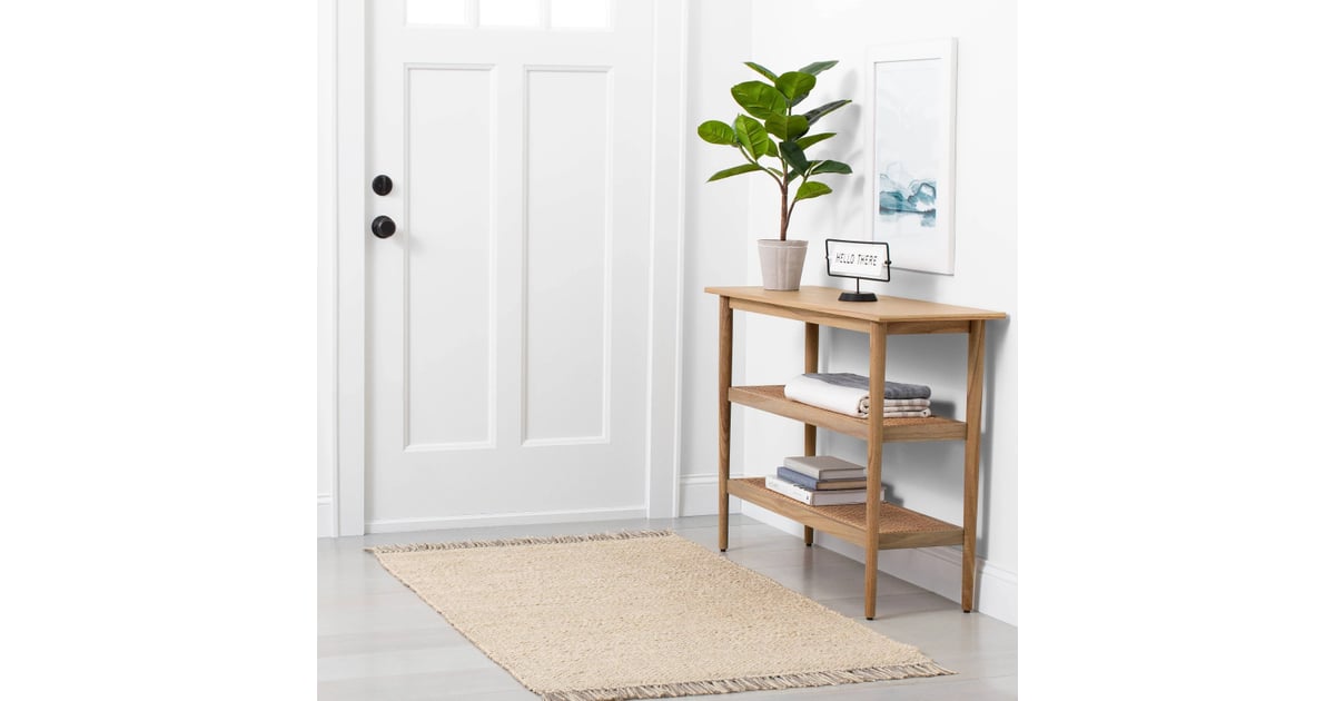 Hearth & Hand With Magnolia Wood Cane Console Table Best New Home