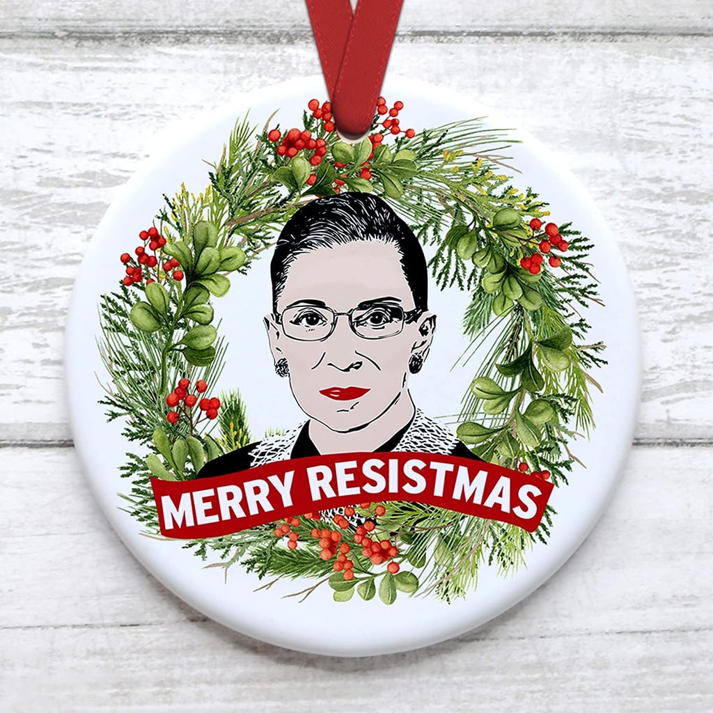 Ruth Bader Ginsburg Christmas Tree Ornament