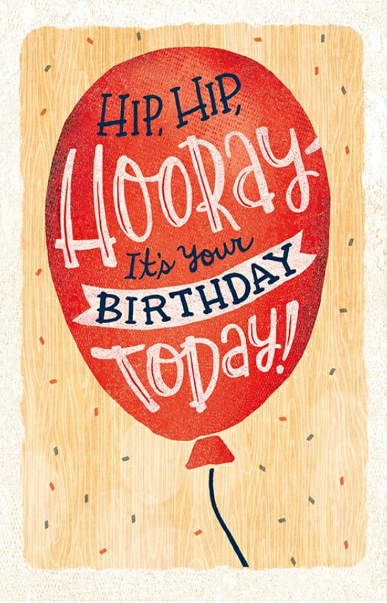 Hip Hip Hooray | Free Printable Cards For Birthdays | POPSUGAR Smart ...