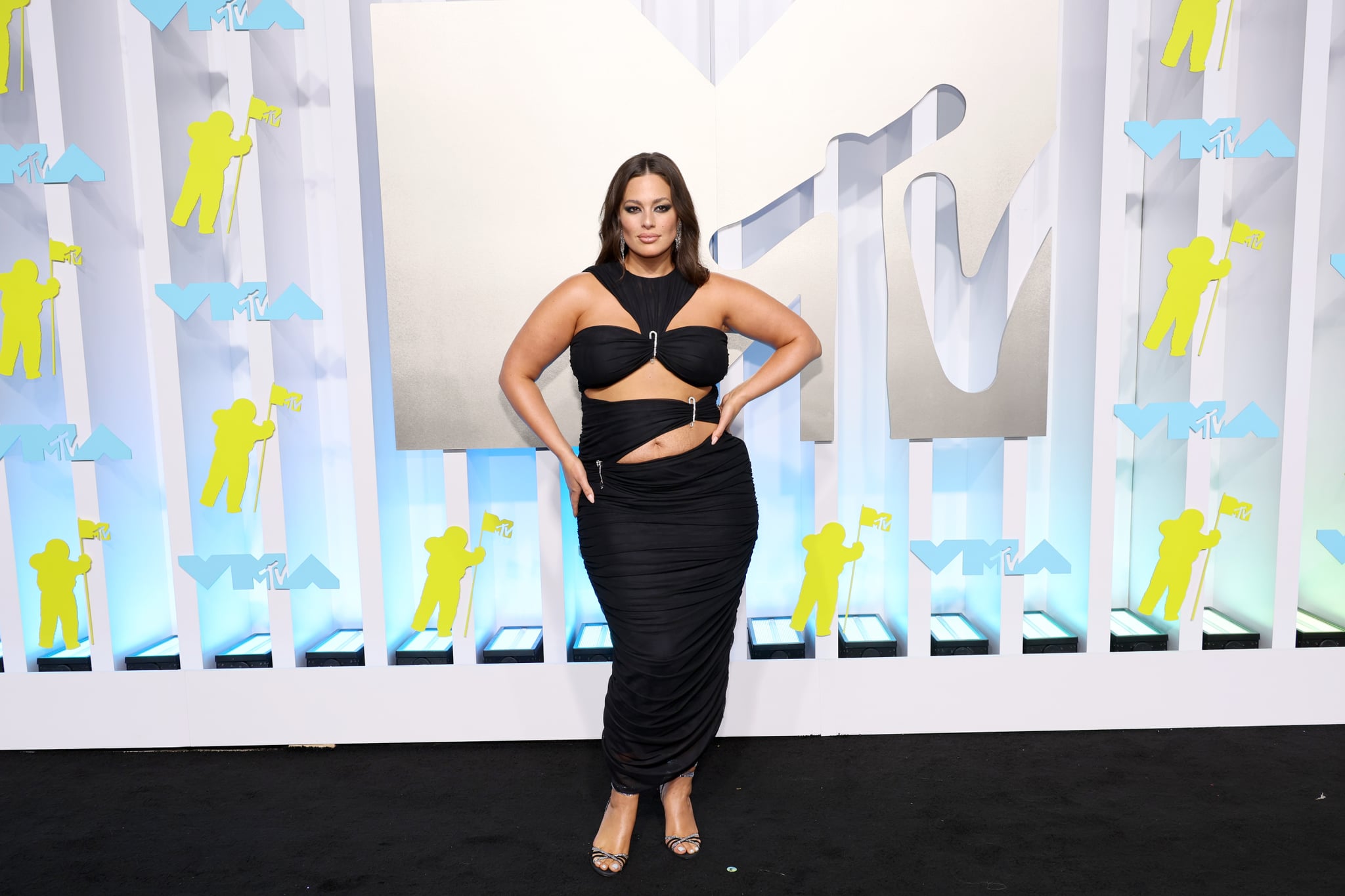 NEWARK, NEW JERSEY - AUGUST 28: Ashley Graham attends the 2022 MTV VMAs at Prudential Centre on August 28, 2022 in Newark, New Jersey. (Photo by Dia Dipasupil/Getty Images)