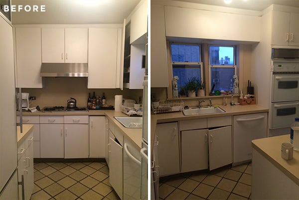 Before: A Simple Galley Kitchen