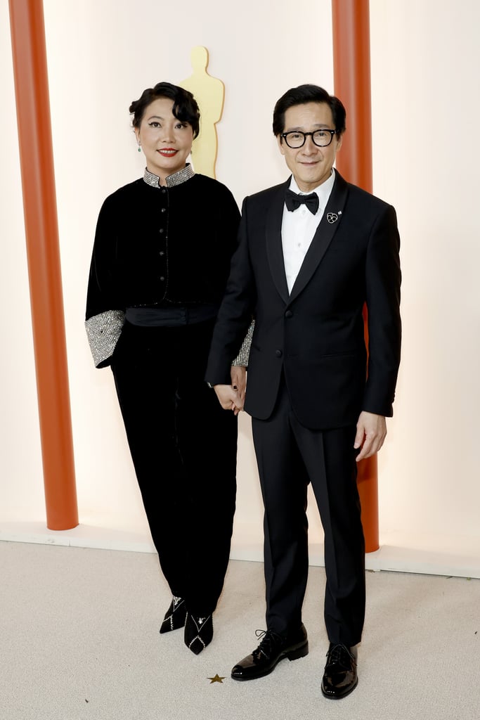 Ke Huy and Echo Quan at the 2023 Oscars