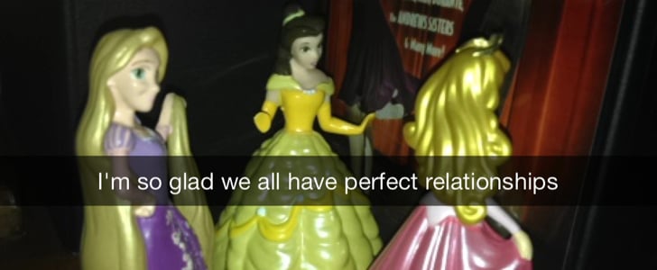 Disney Princess Snapchats