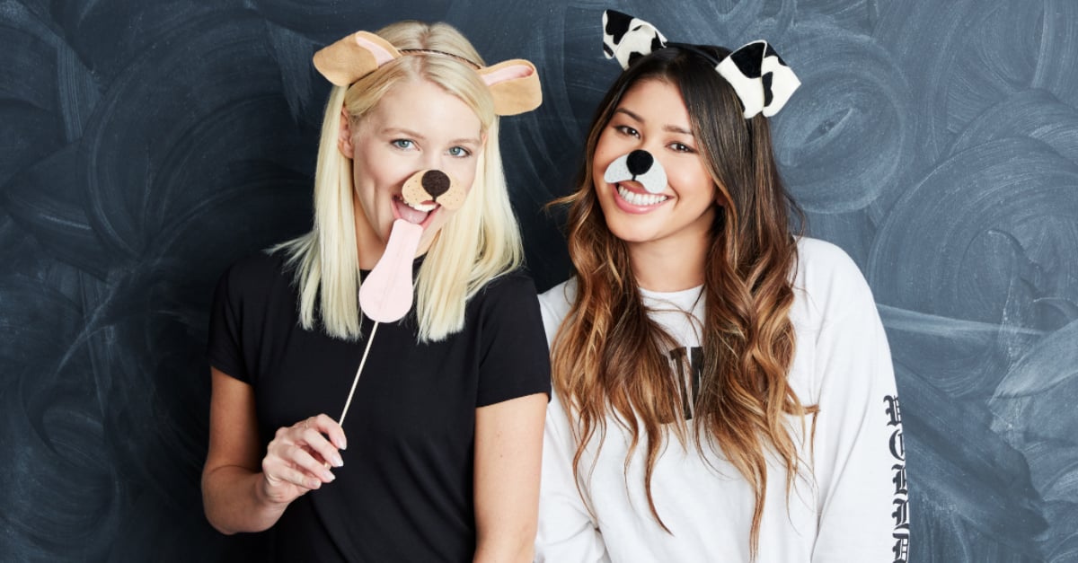 DIY Snapchat Filter Halloween Costume POPSUGAR Smart Living