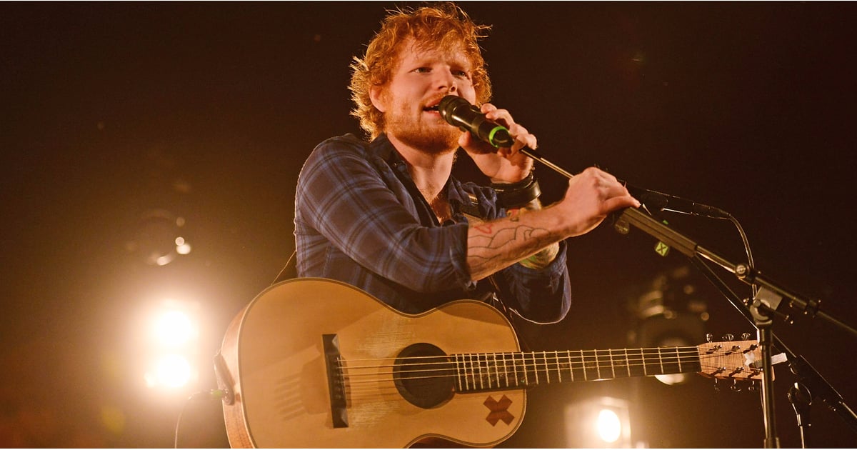 Ed Sheeran Singing quot Shape of You quot Videos POPSUGAR Entertainment