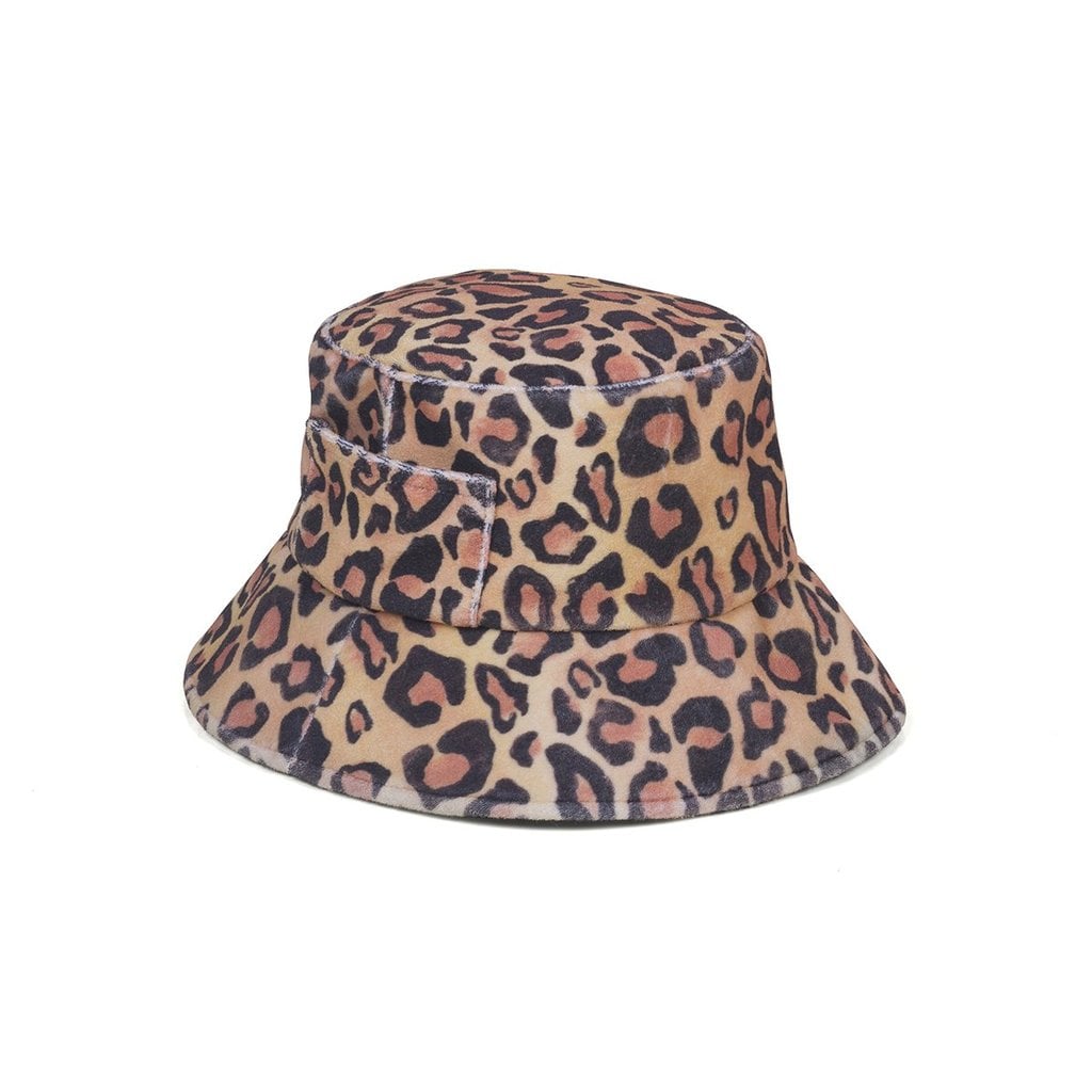 Lack of Color Wave Bucket Hat in Leopard