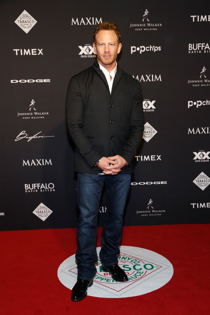 Ian Ziering stopped by Maxim's bash.