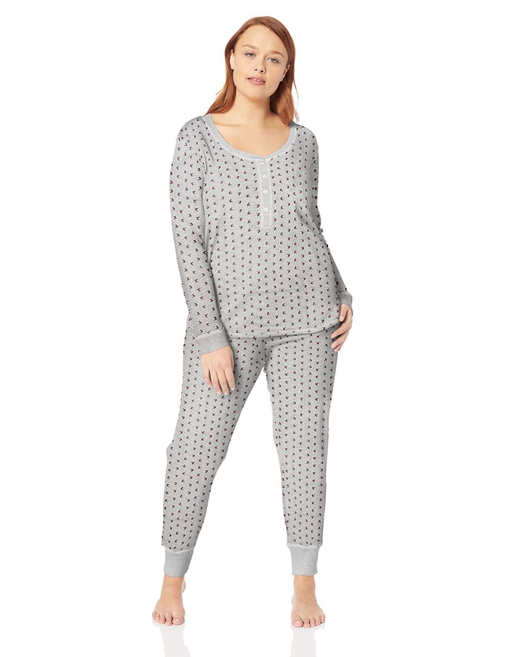 Tommy Hilfiger Women's Thermal Long Sleeve Ski Pajama Set | The Most ...