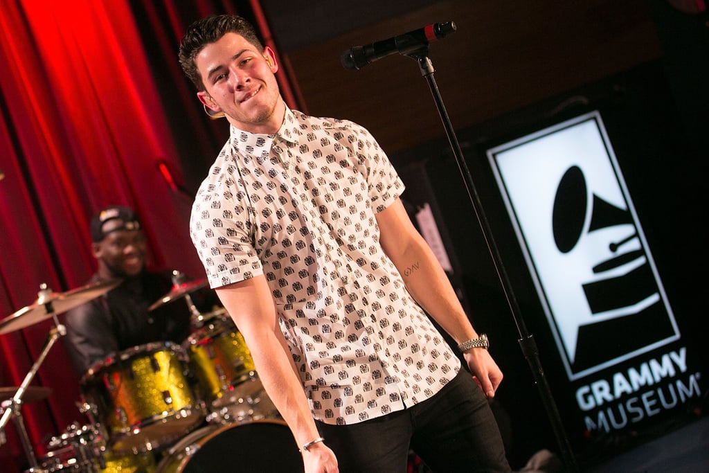Nick Jonas gave an intimate performance during AMP Radio 97.1's special show at The Grammy Museum.