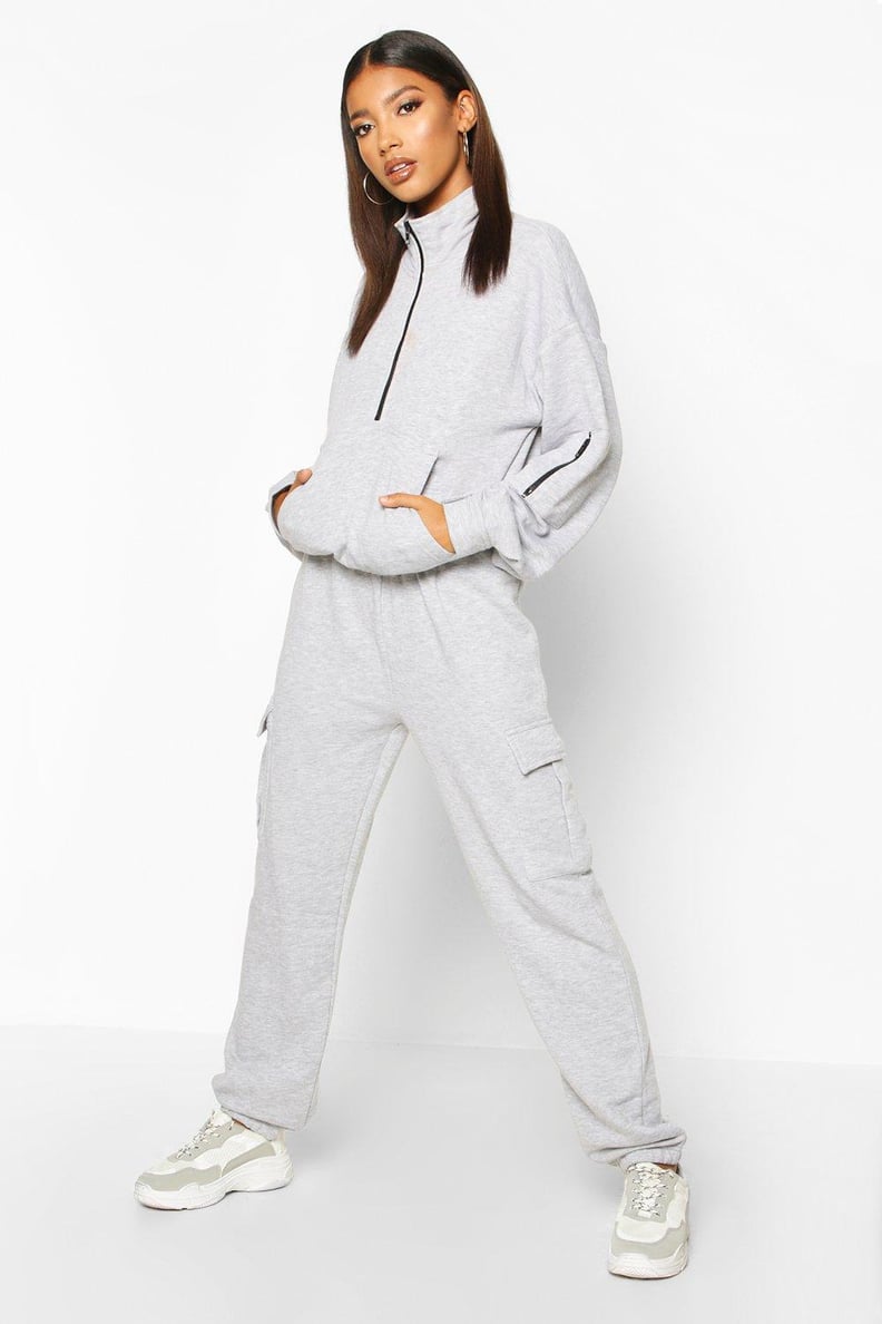 Boohoo Utility Pocket Joggers and Sweat Tracksuit