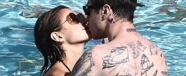 Pete Davidson and Kaia Gerber Kissing in Miami | Photos