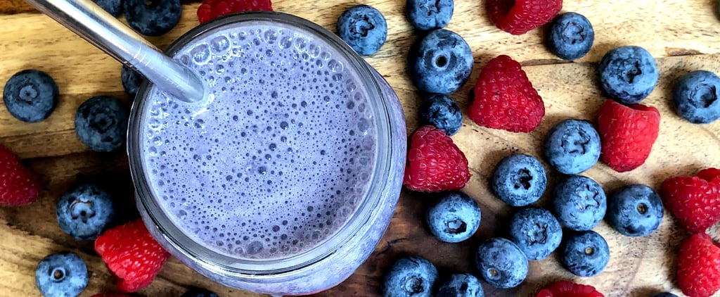 This Is the Low-Carb Berry Smoothie I've Been Making That Offers 32 Grams of Protein!