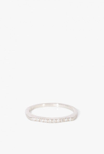 Azalea White Diamond Stacking Ring