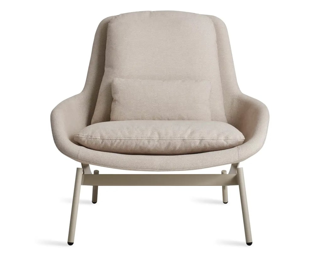 Field Lounge Chair in Maharam Candor in Cannoli