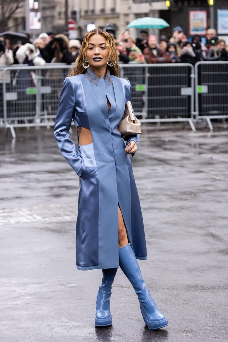 Rita Ora at the Fendi Show During Paris Fashion Week 2023