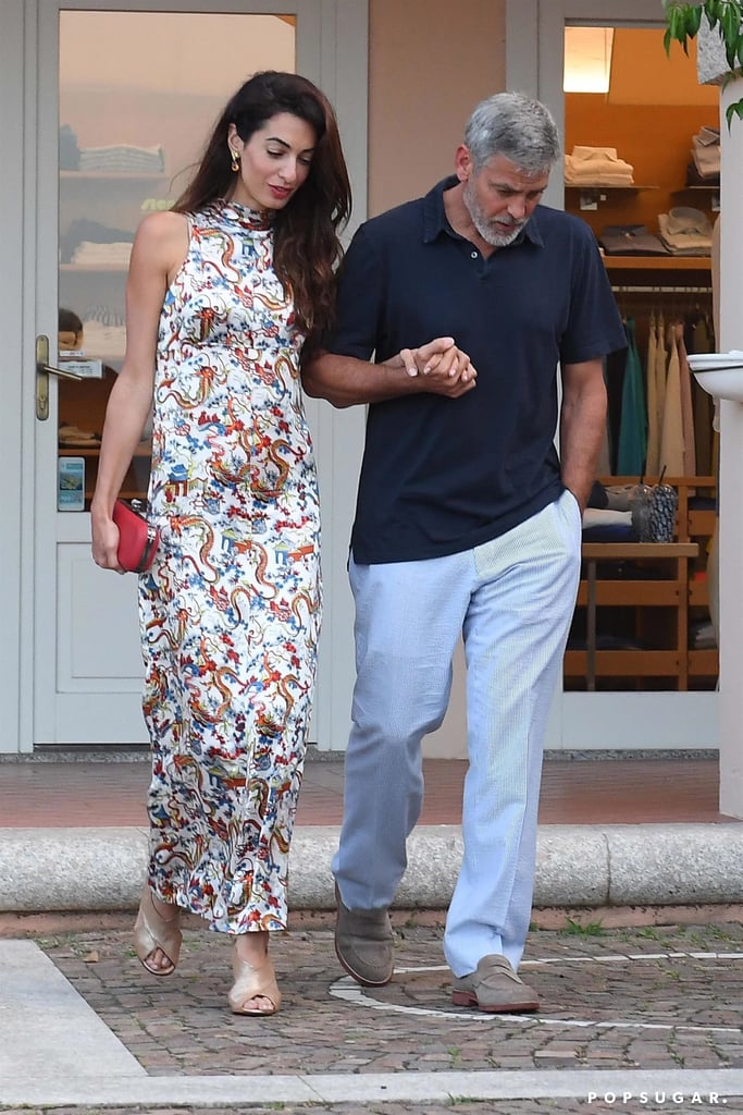 George and Amal Clooney Holding Hands in Italy June 2018