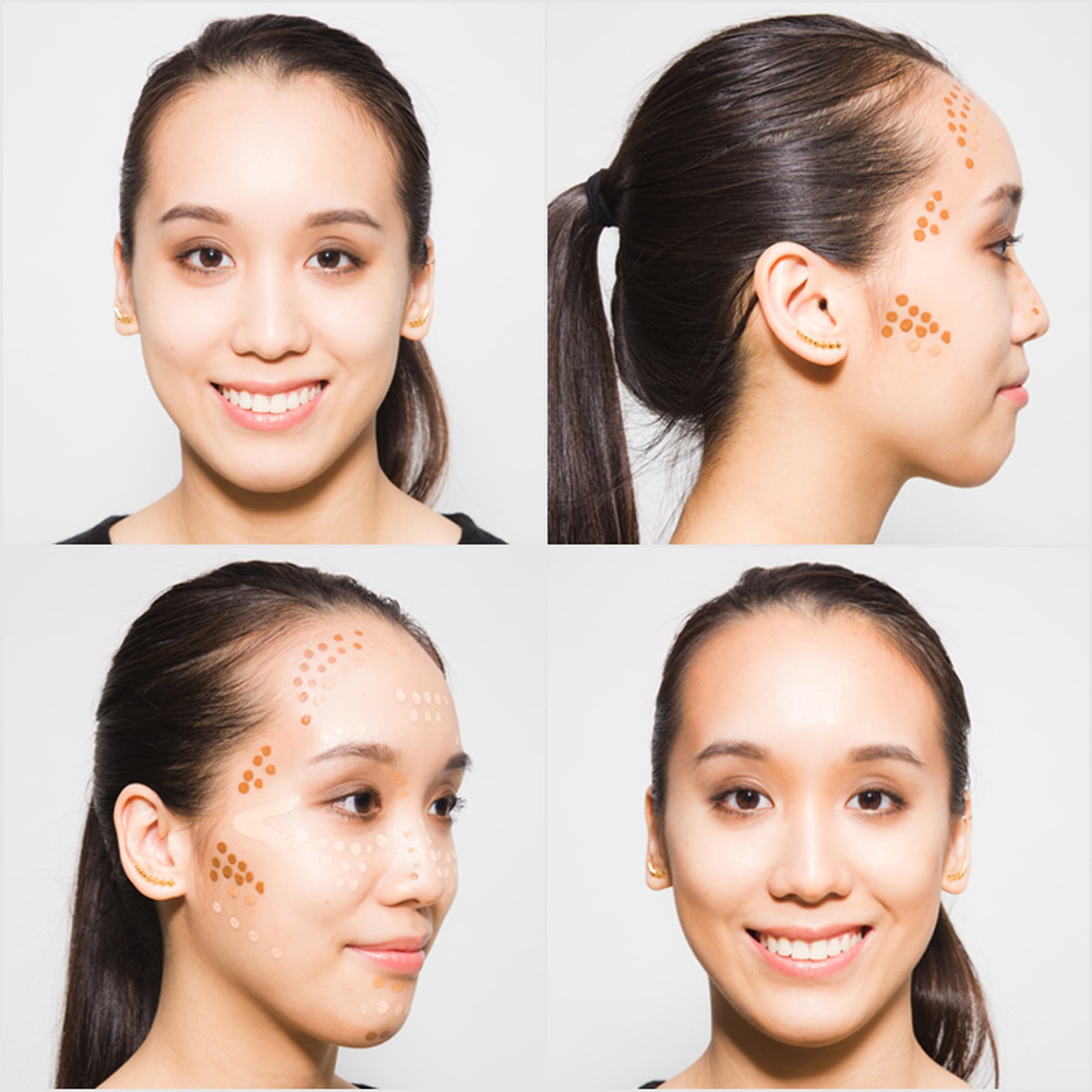 how to contour face light skin