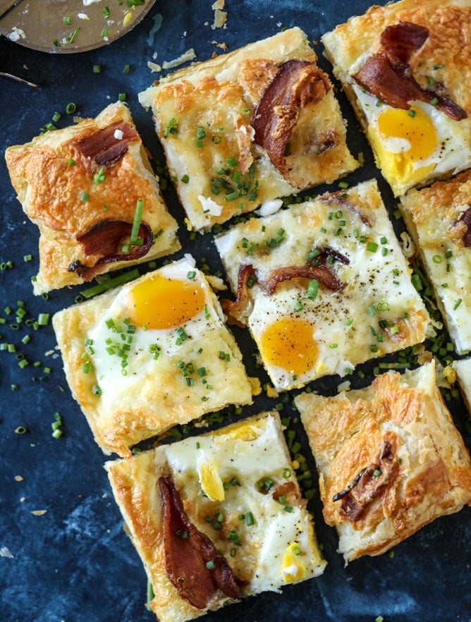 Puff Pastry Breakfast Pizza