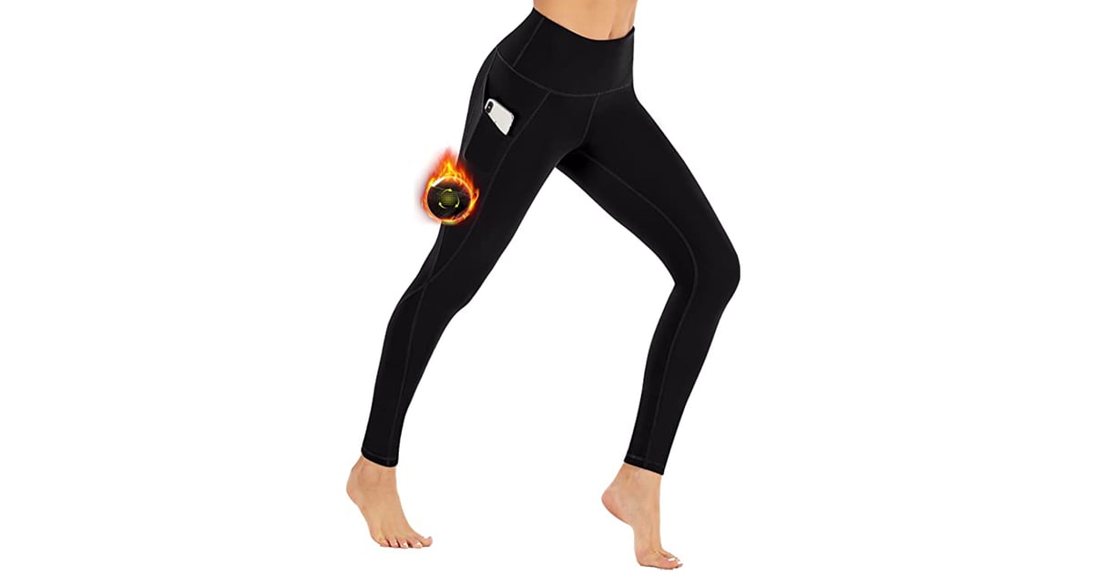 Best ColdWeather Workout Clothes Ewedoos Fleece Lined Leggings with