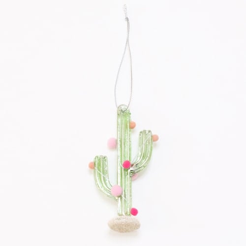 LC Lauren Conrad Green Cactus Christmas Ornament